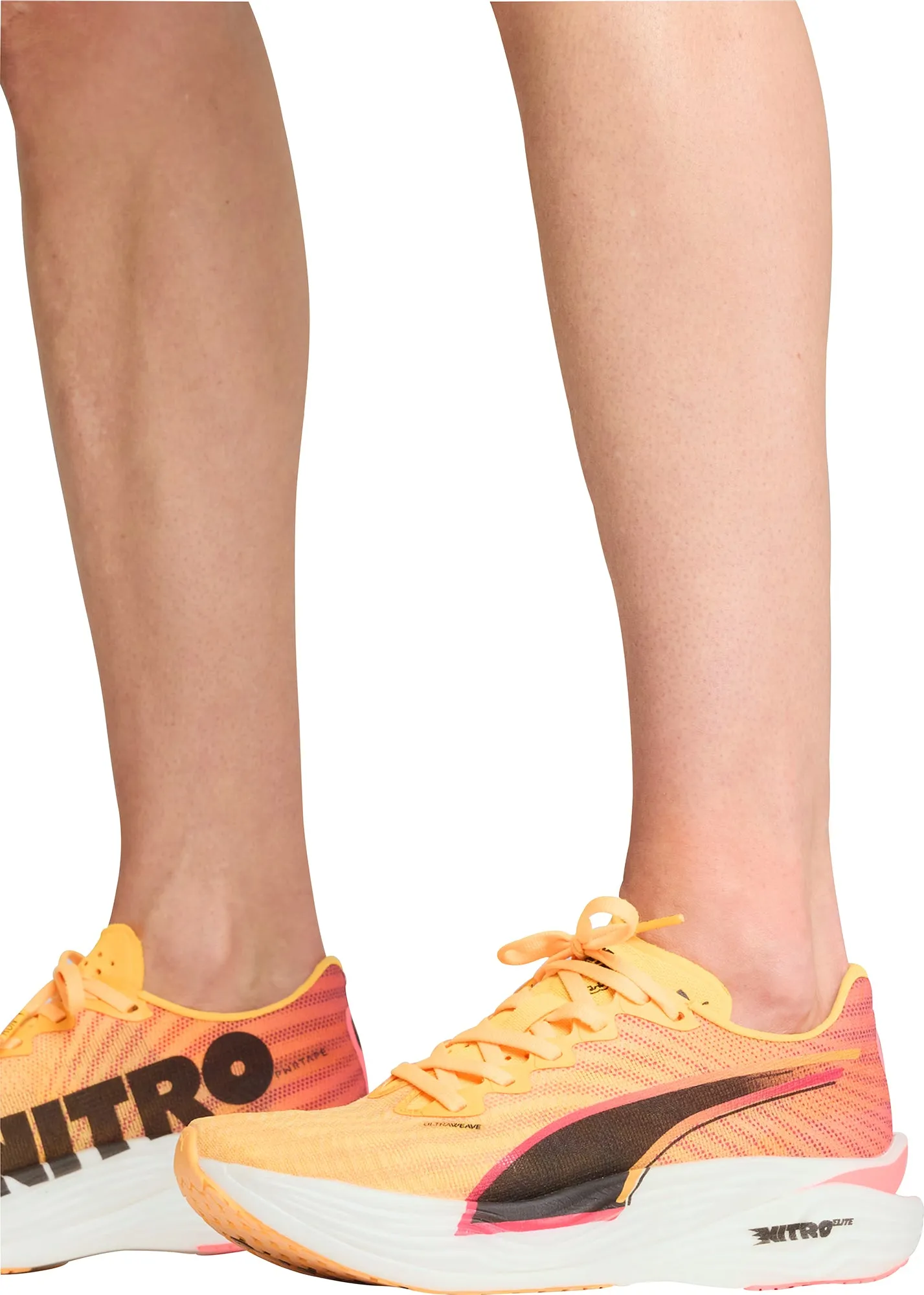 Puma Deviate Nitro Elite 3 Womens Running Shoes - Orange Cozy Footwear