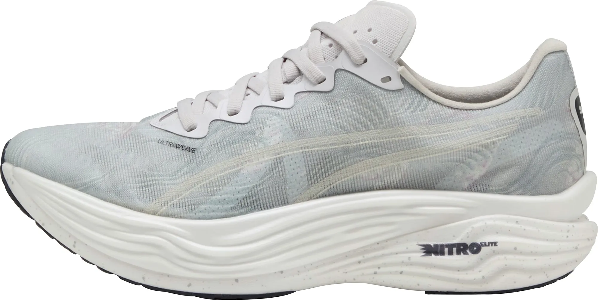 Puma Deviate Nitro Elite 3 X SAYSKY Mens Running Shoes - Grey Puma sport shoes with bold branding