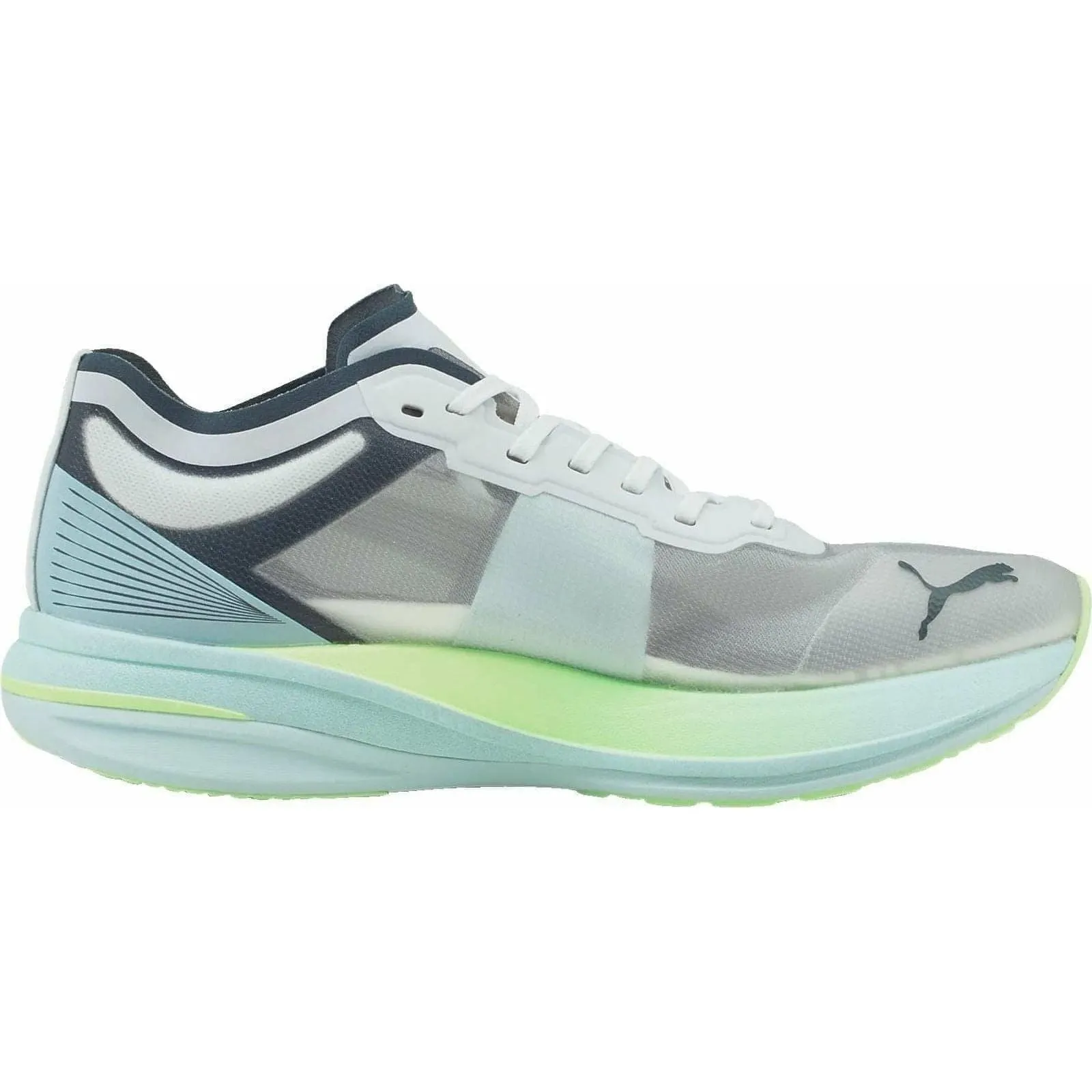 Puma Deviate Nitro Elite Racer Mens Running Shoes - White Cozy Footwear
