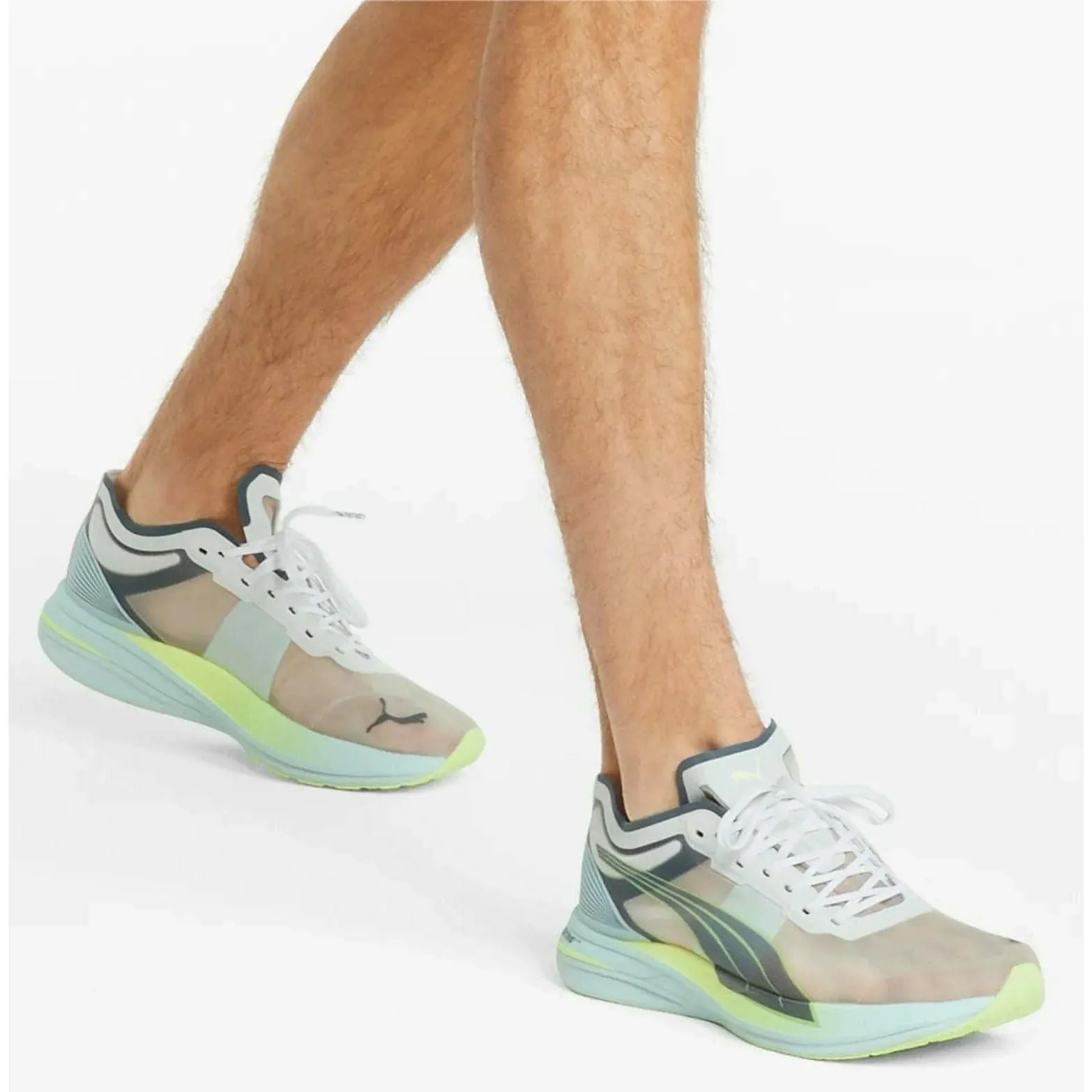 Puma Deviate Nitro Elite Racer Mens Running Shoes - White Cozy Footwear