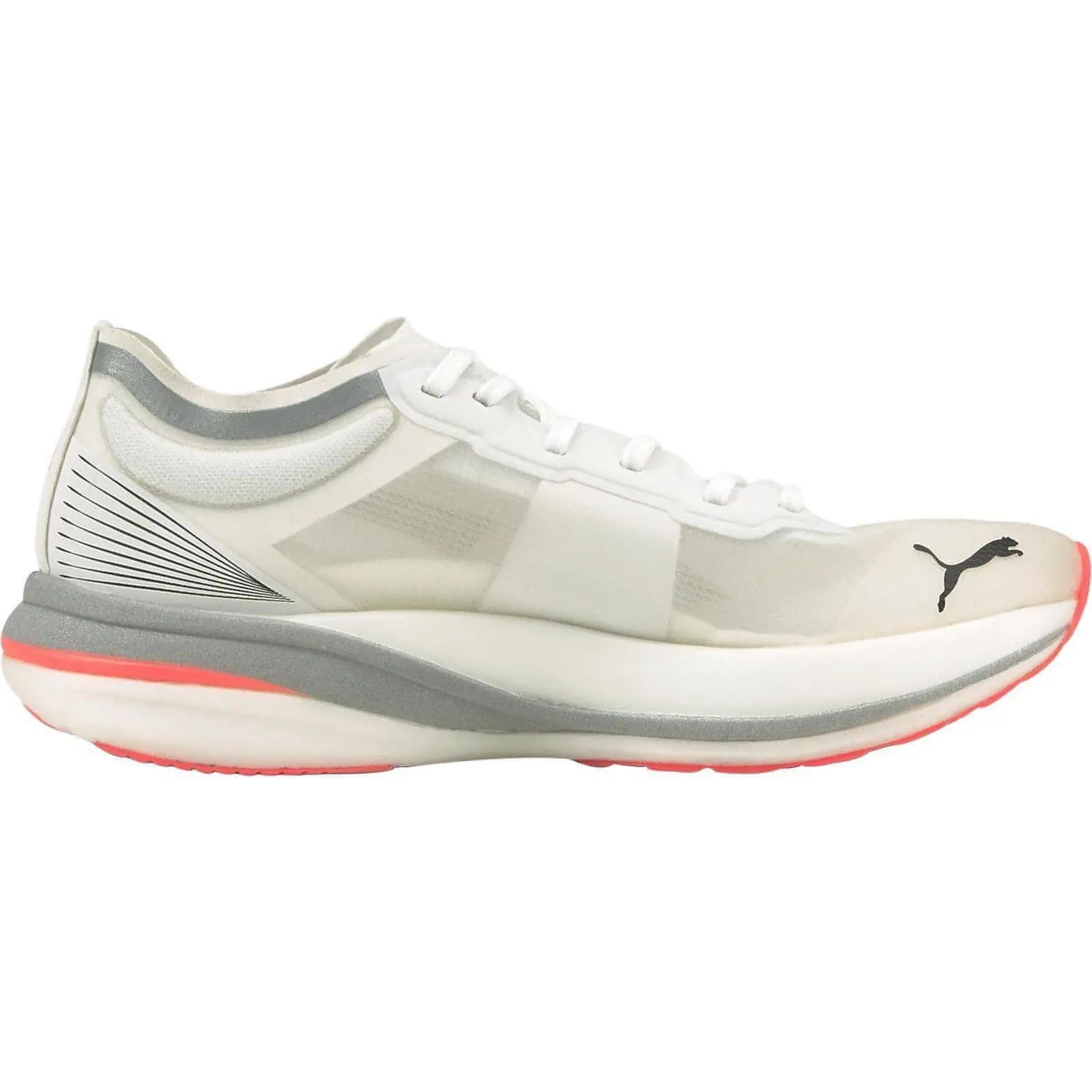 Puma Deviate Nitro Elite Racer Mens Running Shoes - White Cozy Footwear
