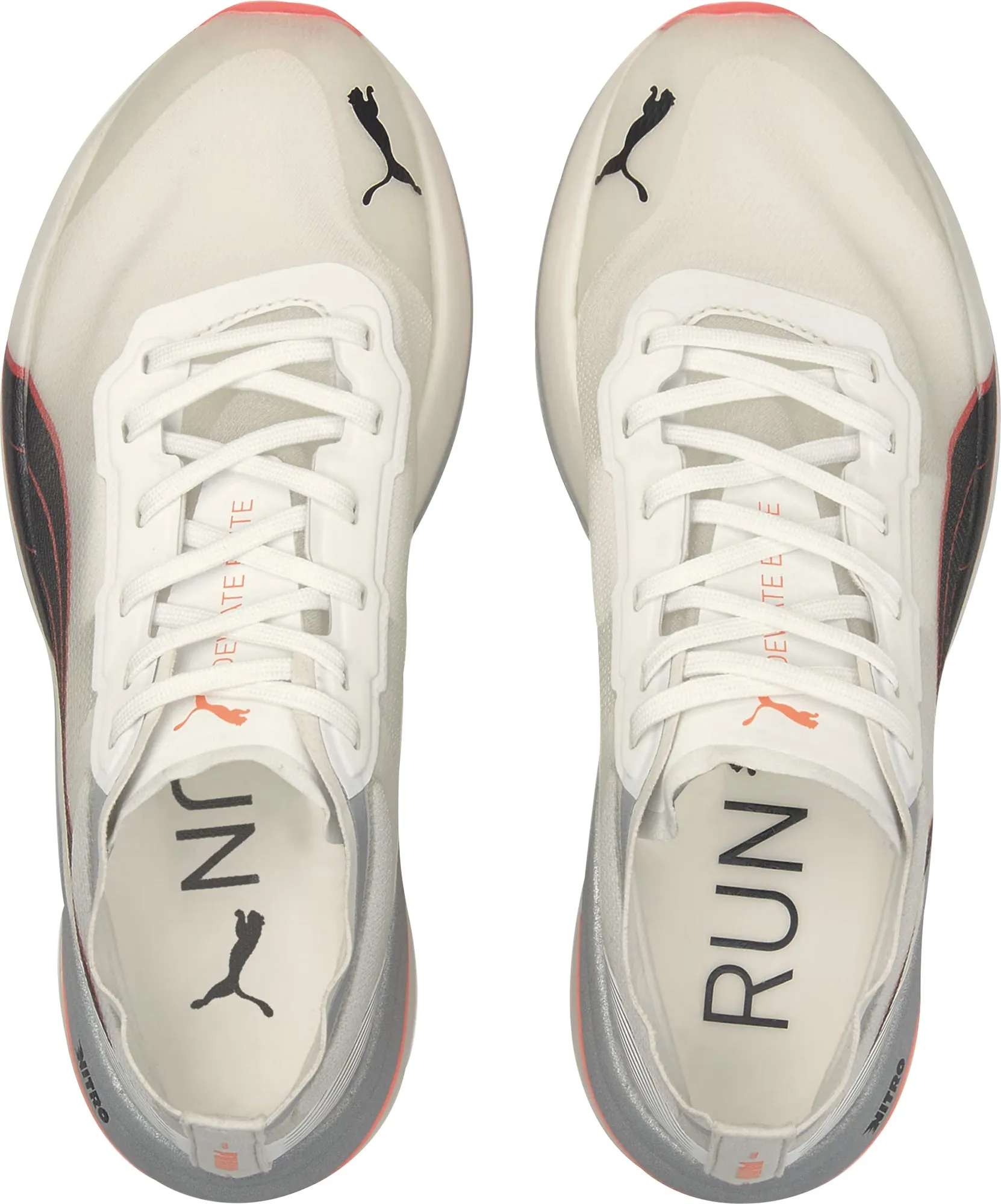 Puma Deviate Nitro Elite Racer Womens Running Shoes - White Bold Sneakers
