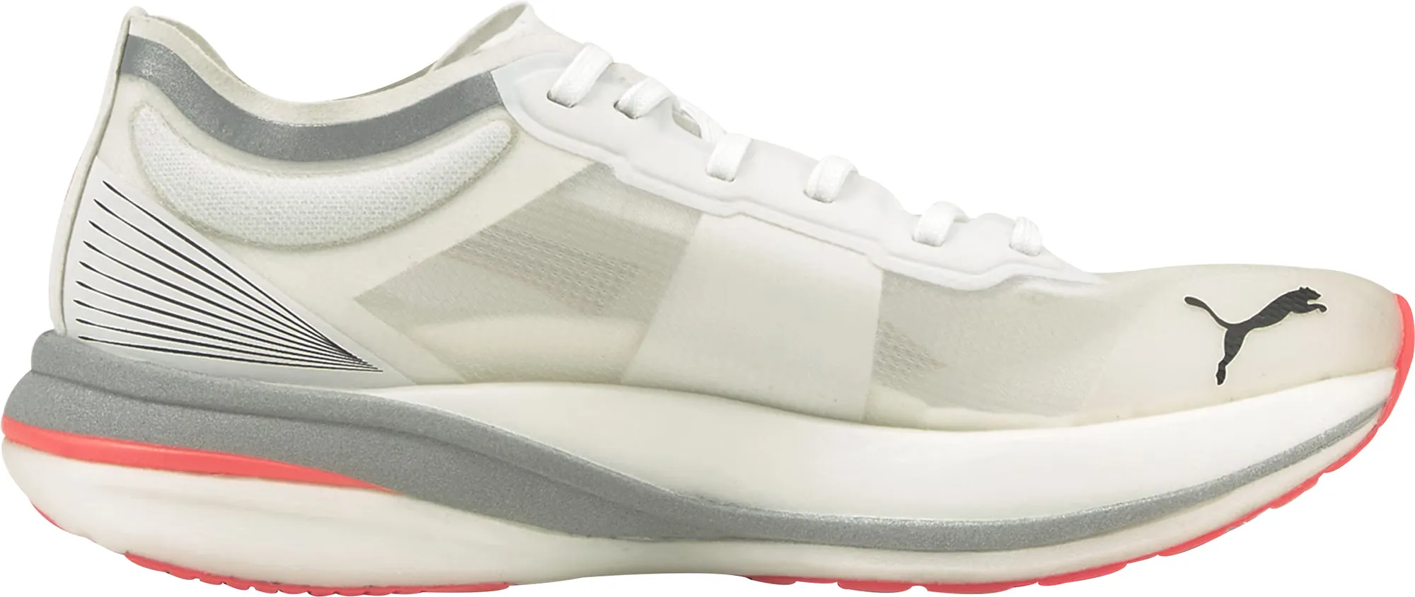 Puma Deviate Nitro Elite Racer Womens Running Shoes - White Bold Sneakers