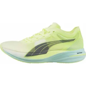Puma Deviate Nitro Elite Racer Womens Running Shoes - Yellow Puma athletic shoes for urban lifestyle