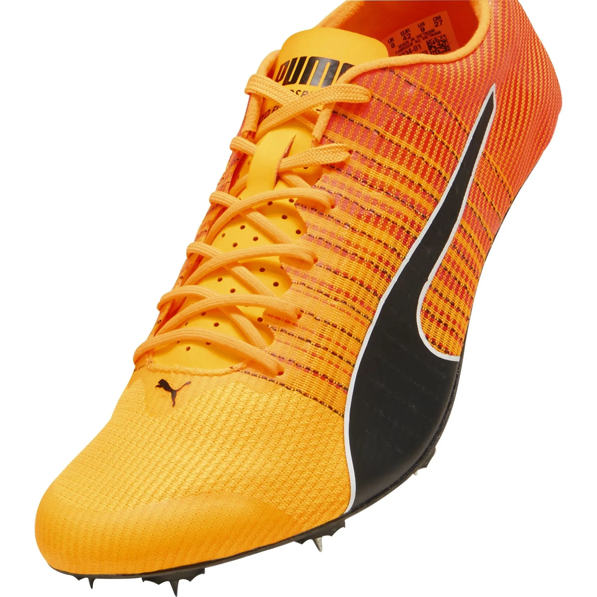 Puma evoSpeed Future Faster   4 Running Spikes - Orange Bold Sneakers
