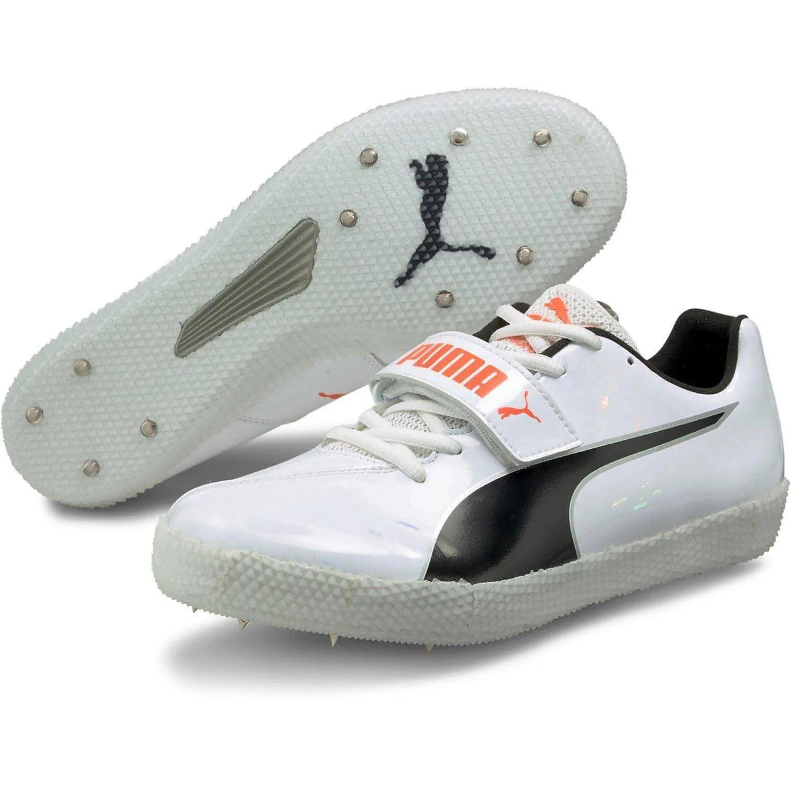 Puma evoSpeed High Jump 6 Field Event Spikes - White Bold Sneakers