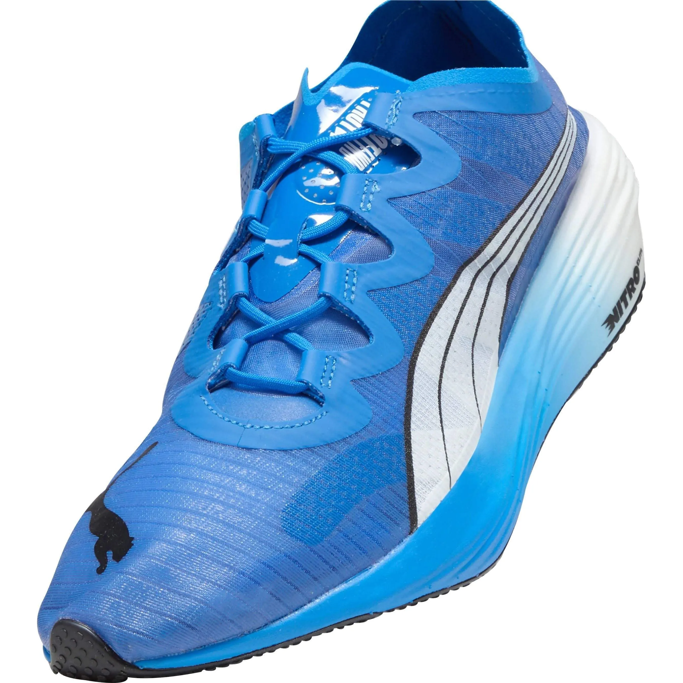 Puma Fast-FWD Nitro Elite Womens Running Shoes - Blue Cozy Footwear