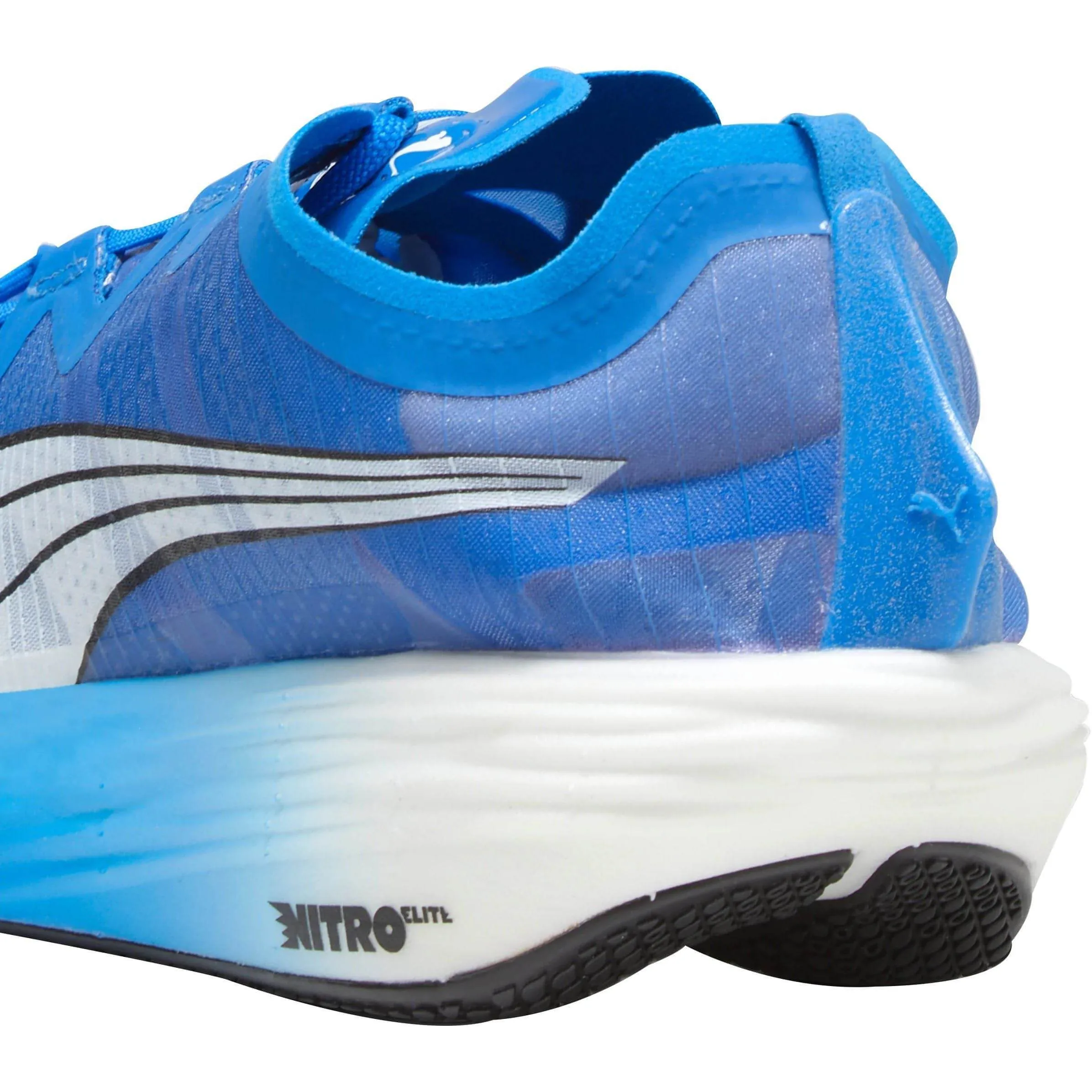 Puma Fast-FWD Nitro Elite Womens Running Shoes - Blue Cozy Footwear