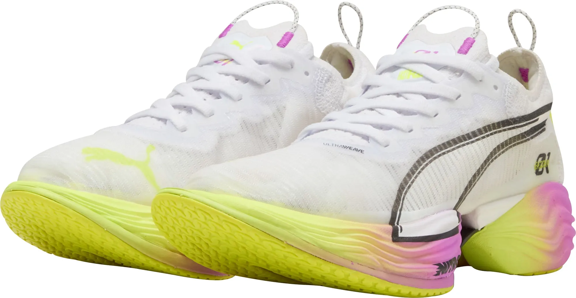 Puma Fast-R Nitro Elite 2 Ekiden Glow Womens Running Shoes - White Cozy Footwear