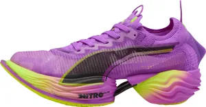 Puma Fast-R Nitro Elite 2 Womens Running Shoes - Purple Puma sport shoes with bold branding