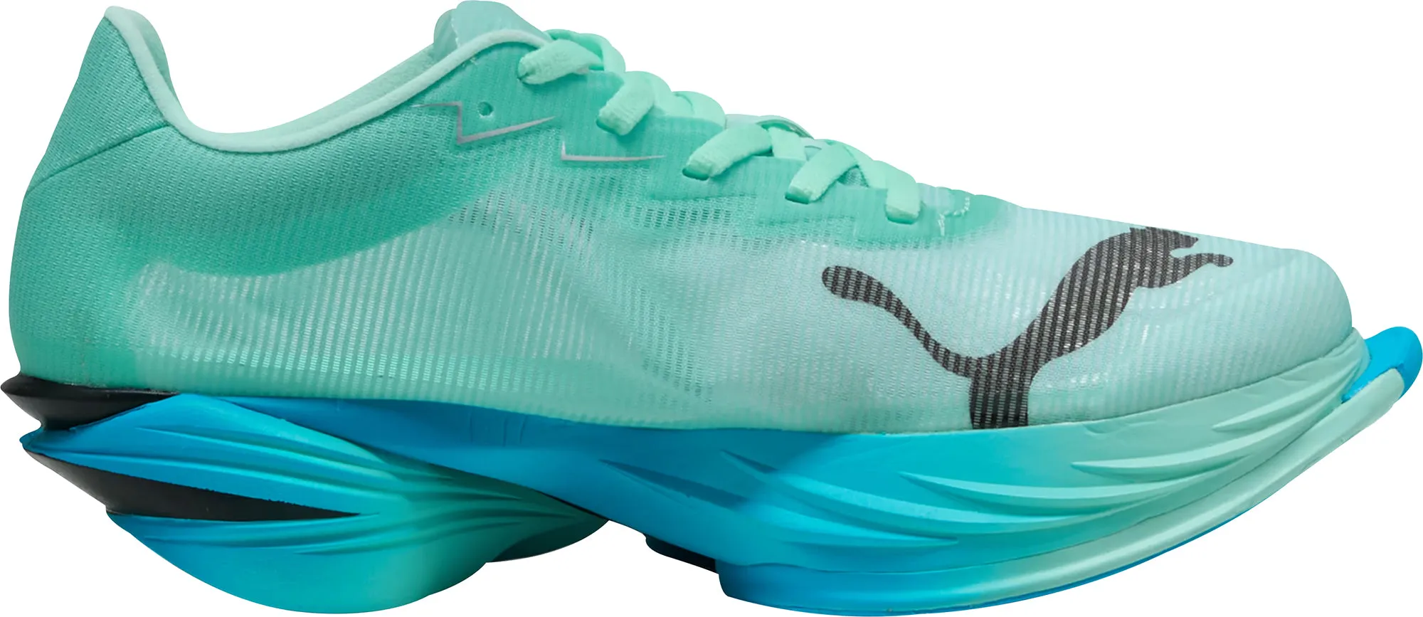 Puma Fast-R Nitro Elite 3 Mens Running Shoes - Green Cozy Footwear