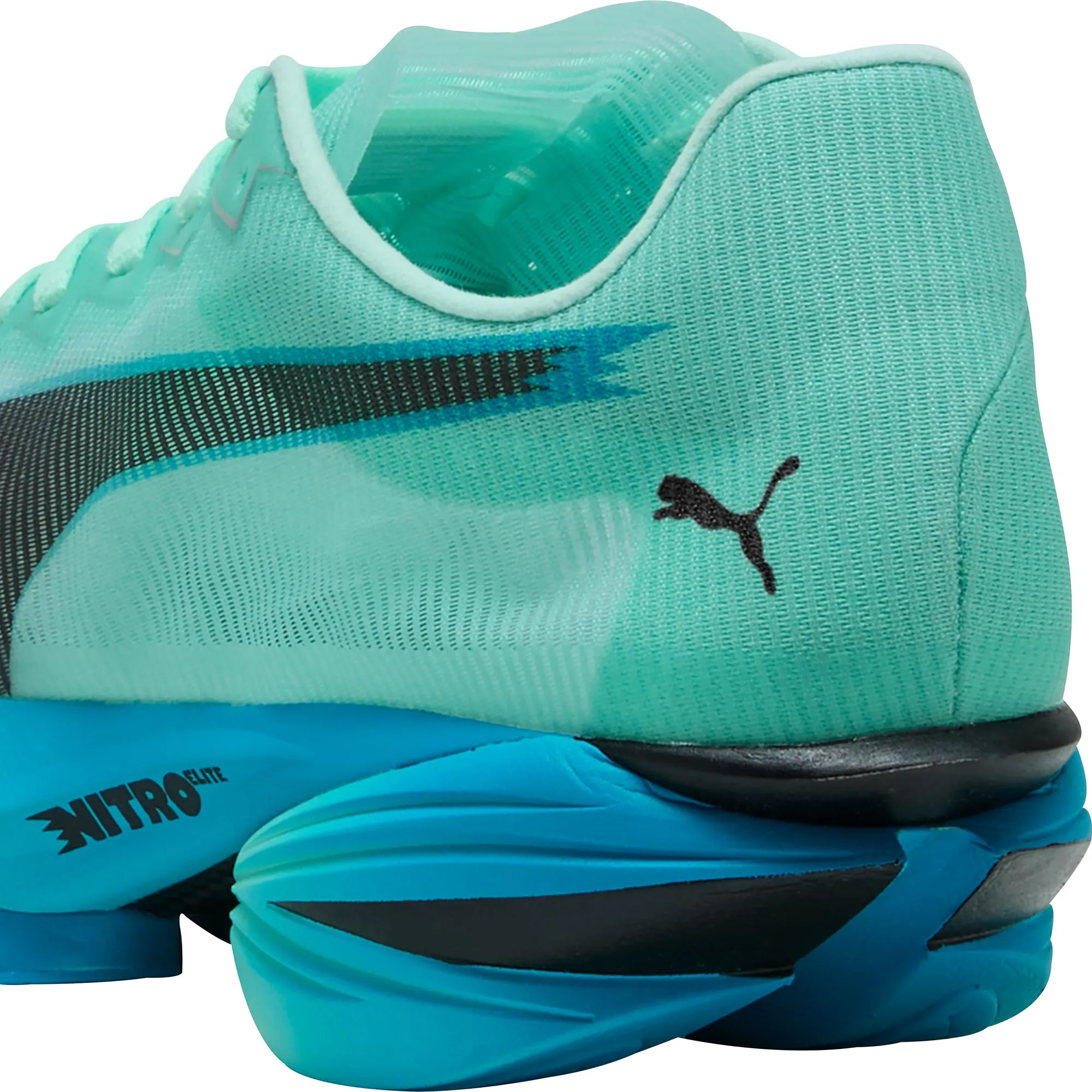 Puma Fast-R Nitro Elite 3 Mens Running Shoes - Green Cozy Footwear