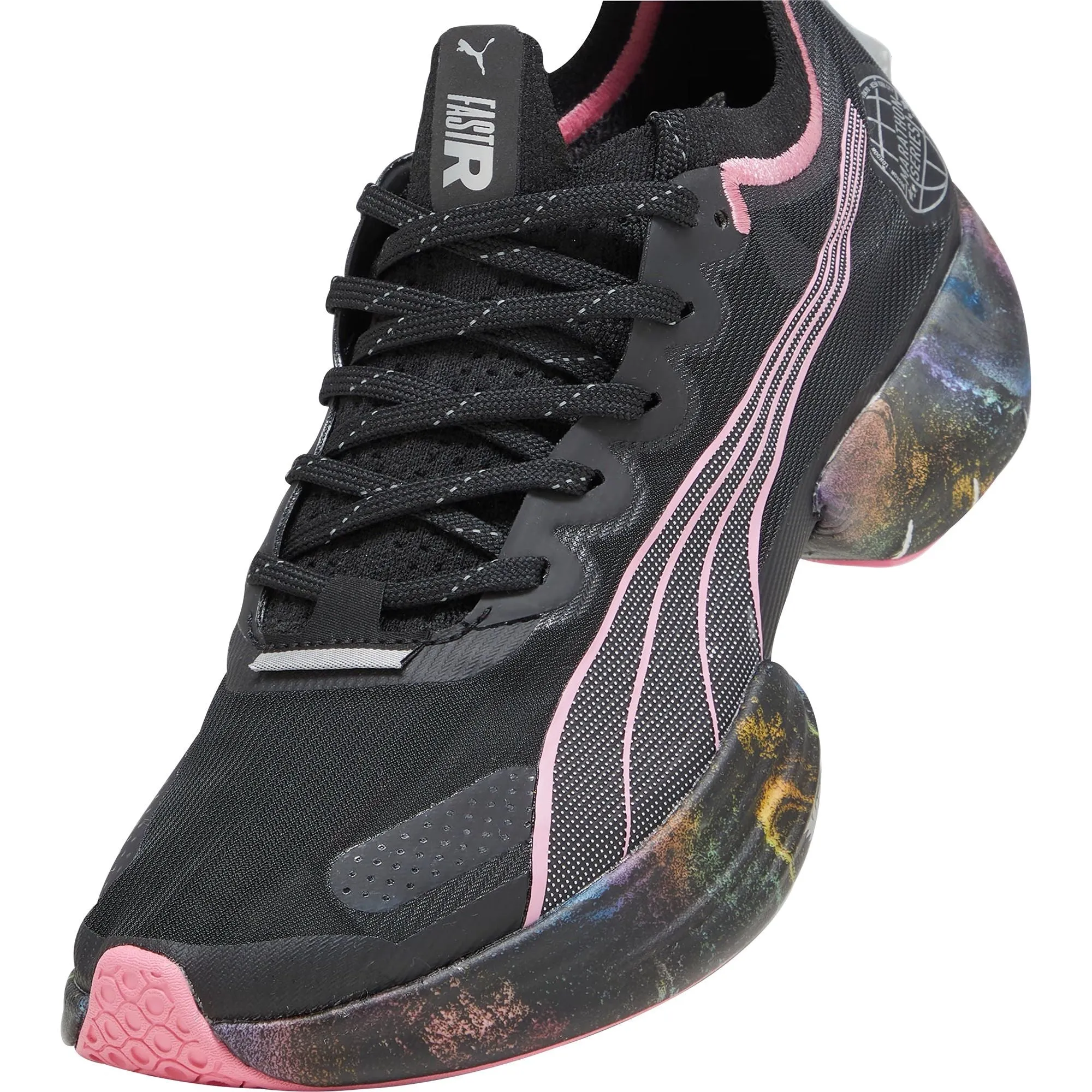 Puma Fast-R Nitro Elite Womens Running Shoes - Black Cozy Footwear