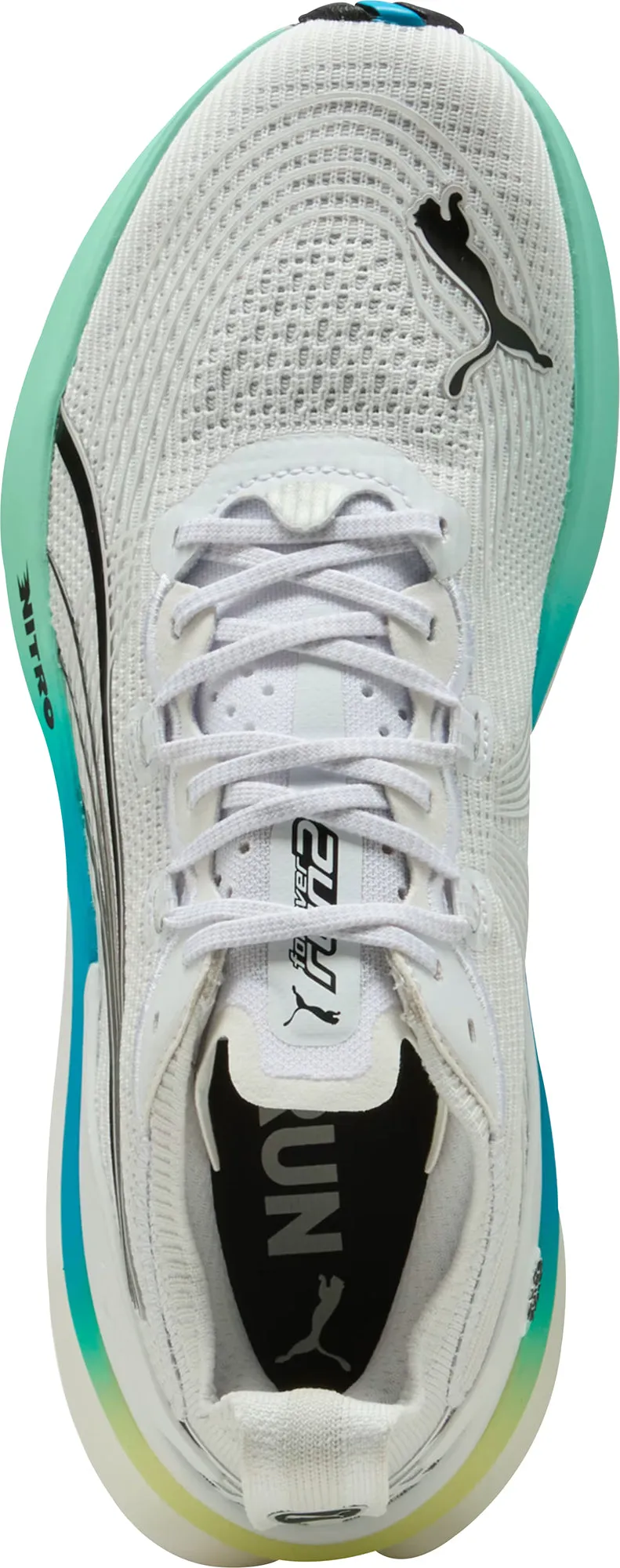Puma ForeverRun Nitro 2 Mens Running Shoes - White Cozy Footwear
