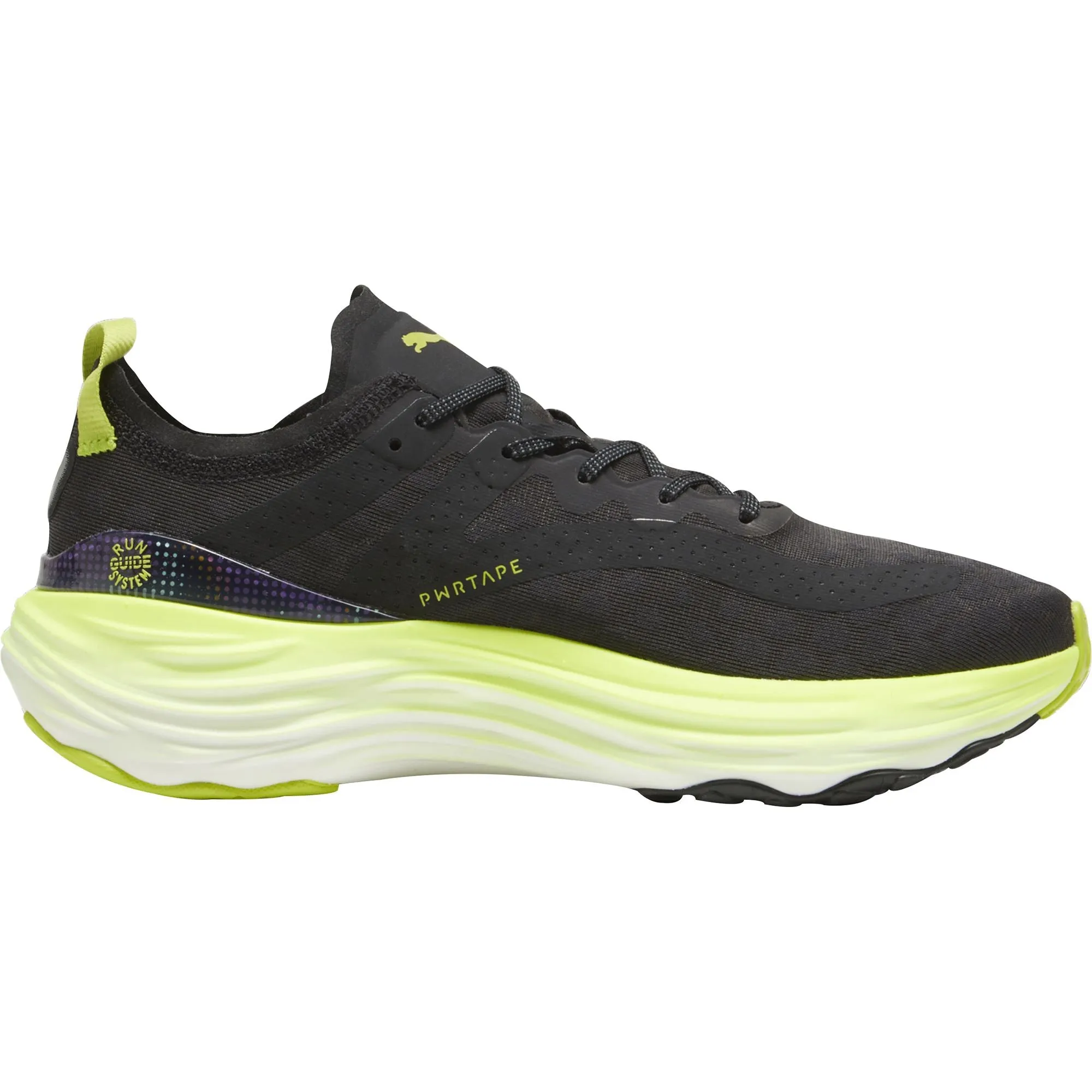 Puma ForeverRun Nitro Mens Running Shoes - Black Cozy Footwear