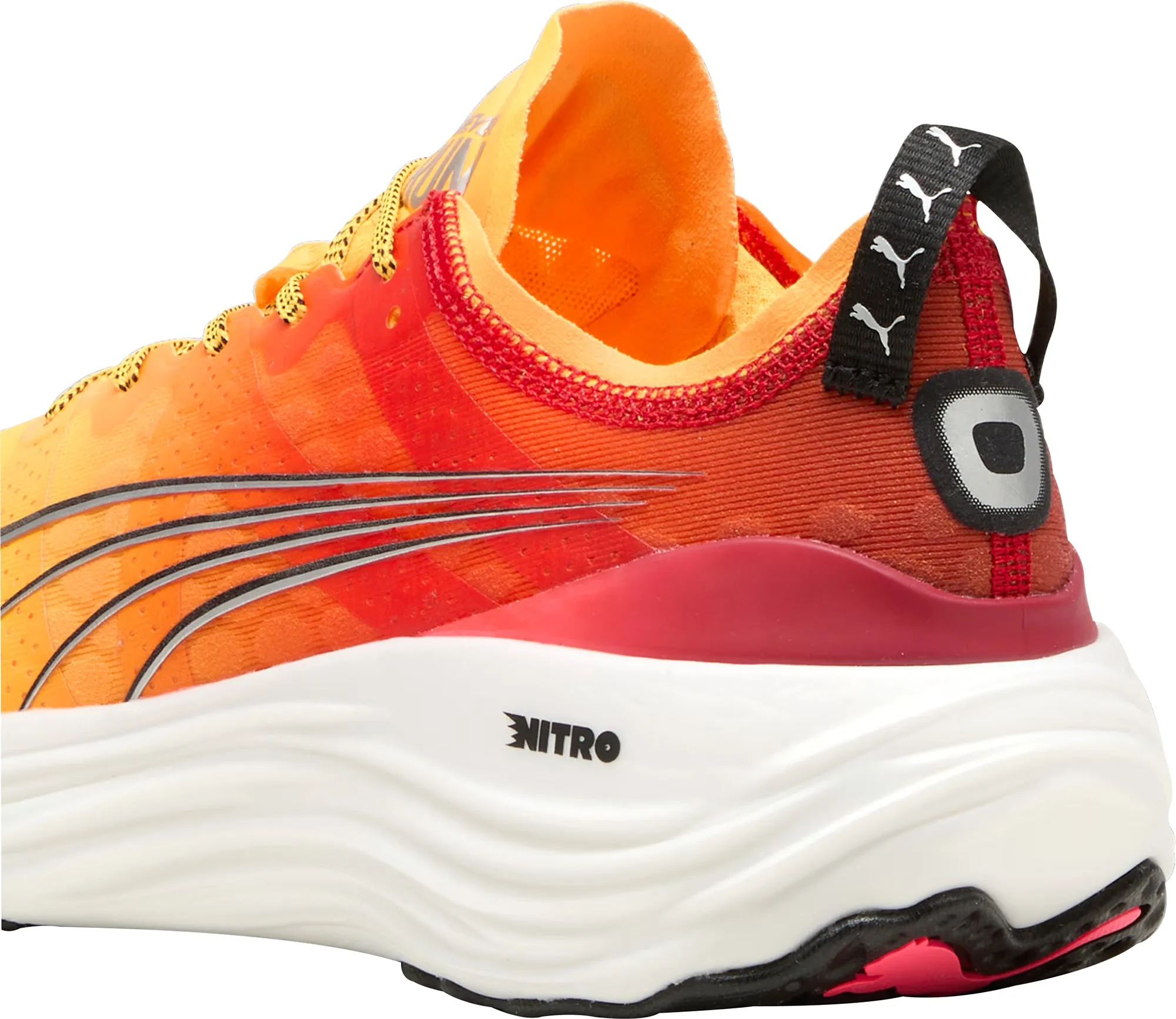 Puma ForeverRun Nitro Mens Running Shoes - Orange Cozy Footwear
