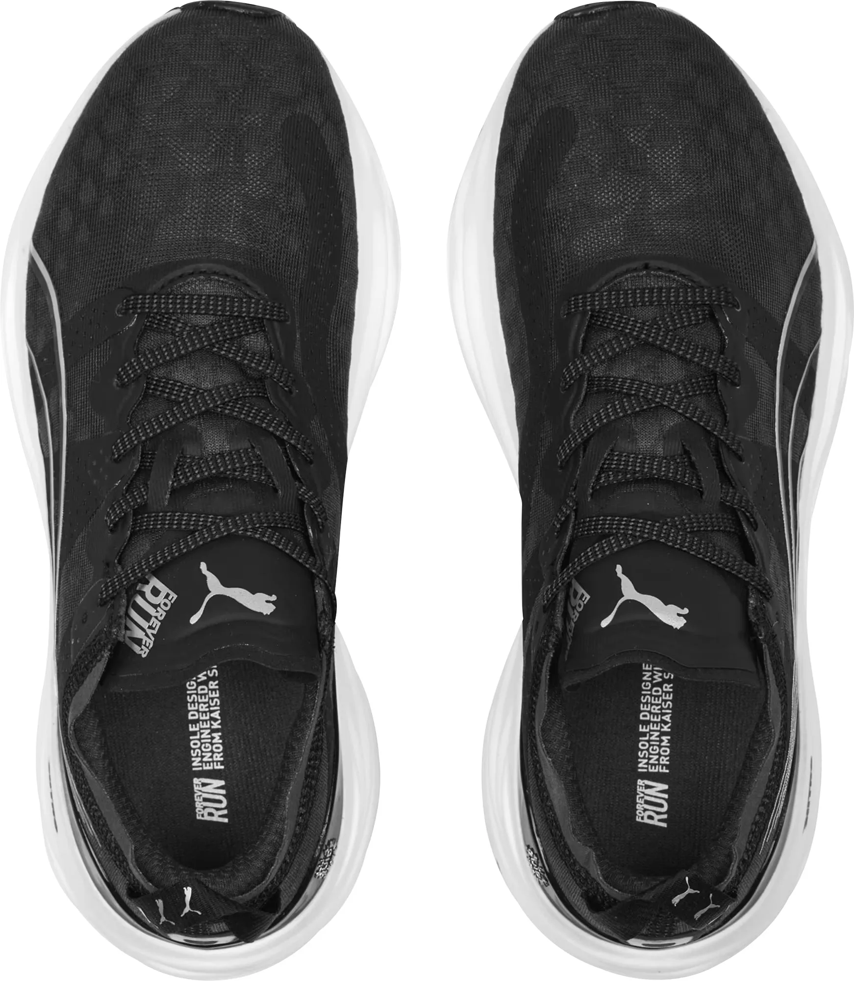 Puma ForeverRun Nitro Womens Running Shoes - Black Cozy Footwear