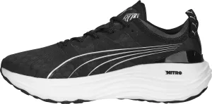 Puma ForeverRun Nitro Womens Running Shoes - Black Puma sport shoes with bold branding