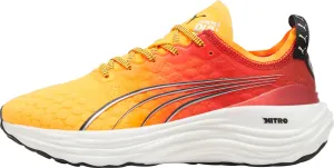 Puma ForeverRun Nitro Womens Running Shoes - Orange Puma sport shoes with bold branding