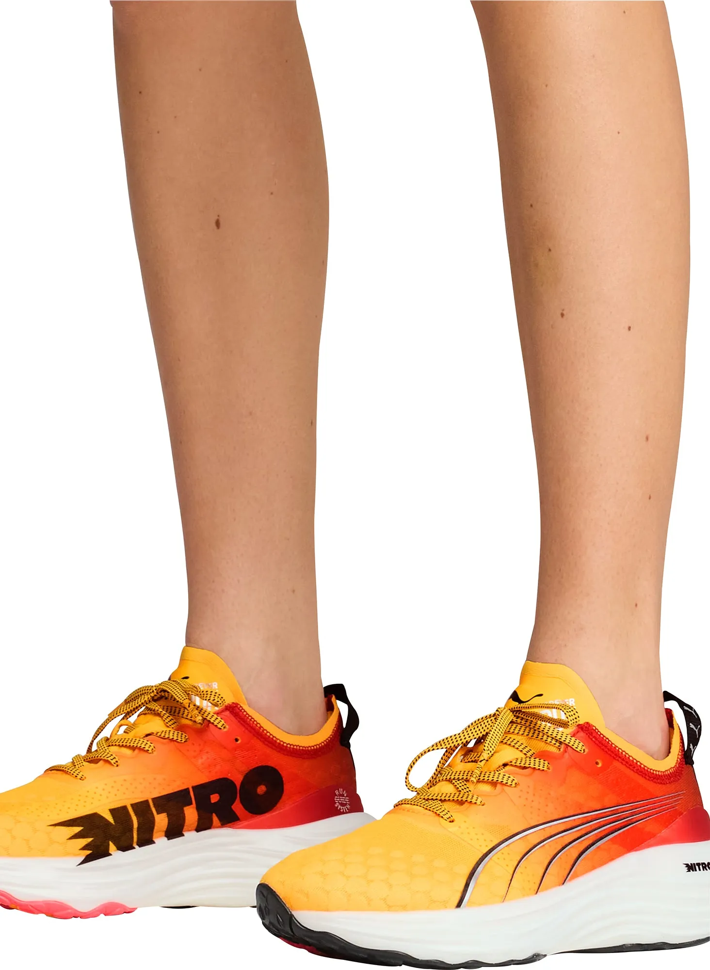 Puma ForeverRun Nitro Womens Running Shoes - Orange Cozy Footwear