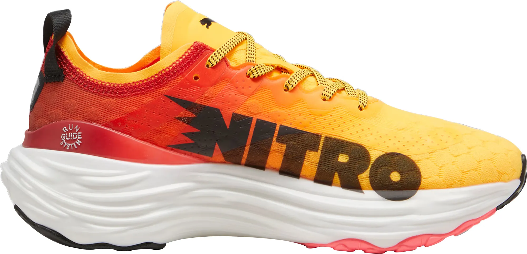 Puma ForeverRun Nitro Womens Running Shoes - Orange Cozy Footwear