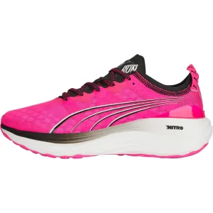 Puma ForeverRun Nitro Womens Running Shoes - Pink Puma sport shoes with bold branding