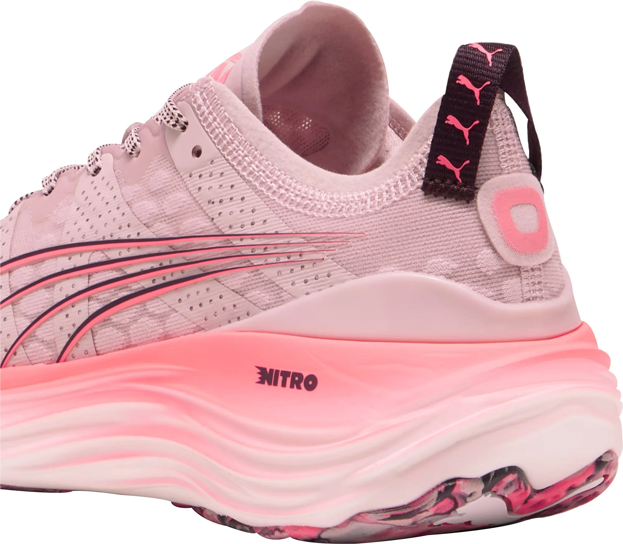 Puma ForeverRun Nitro Womens Running Shoes - Pink Cozy Footwear