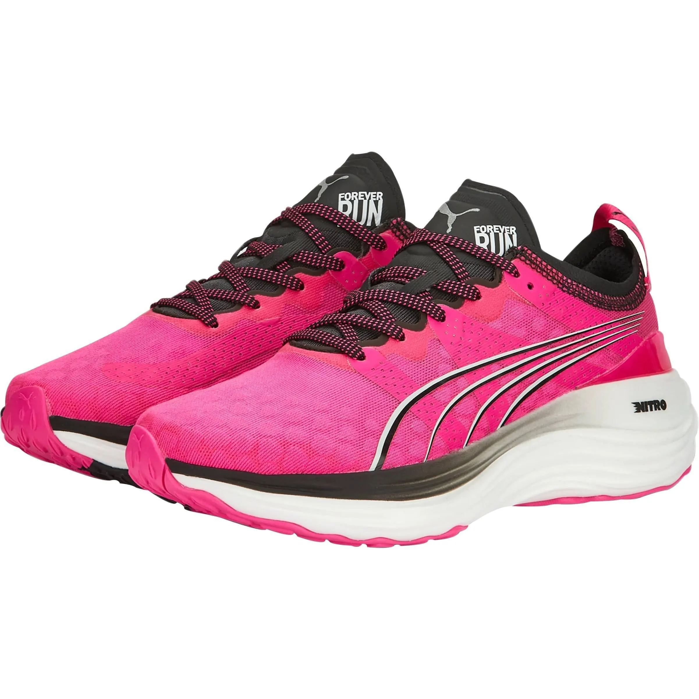 Puma ForeverRun Nitro Womens Running Shoes - Pink Cozy Footwear