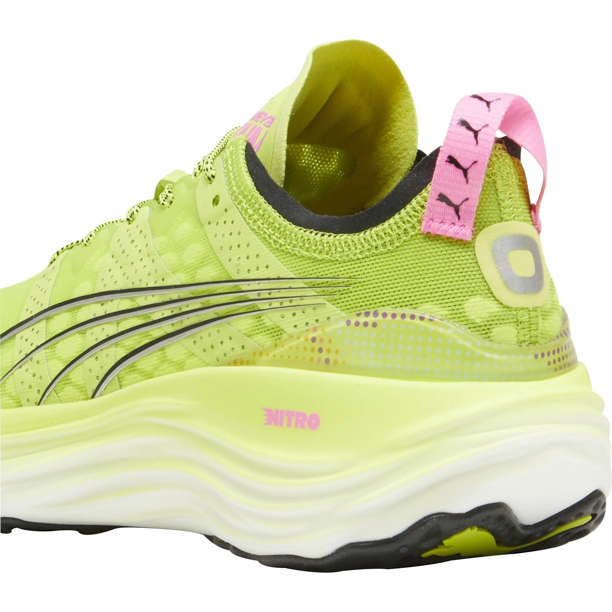 Puma ForeverRun Nitro Womens Running Shoes - Yellow Cozy Footwear
