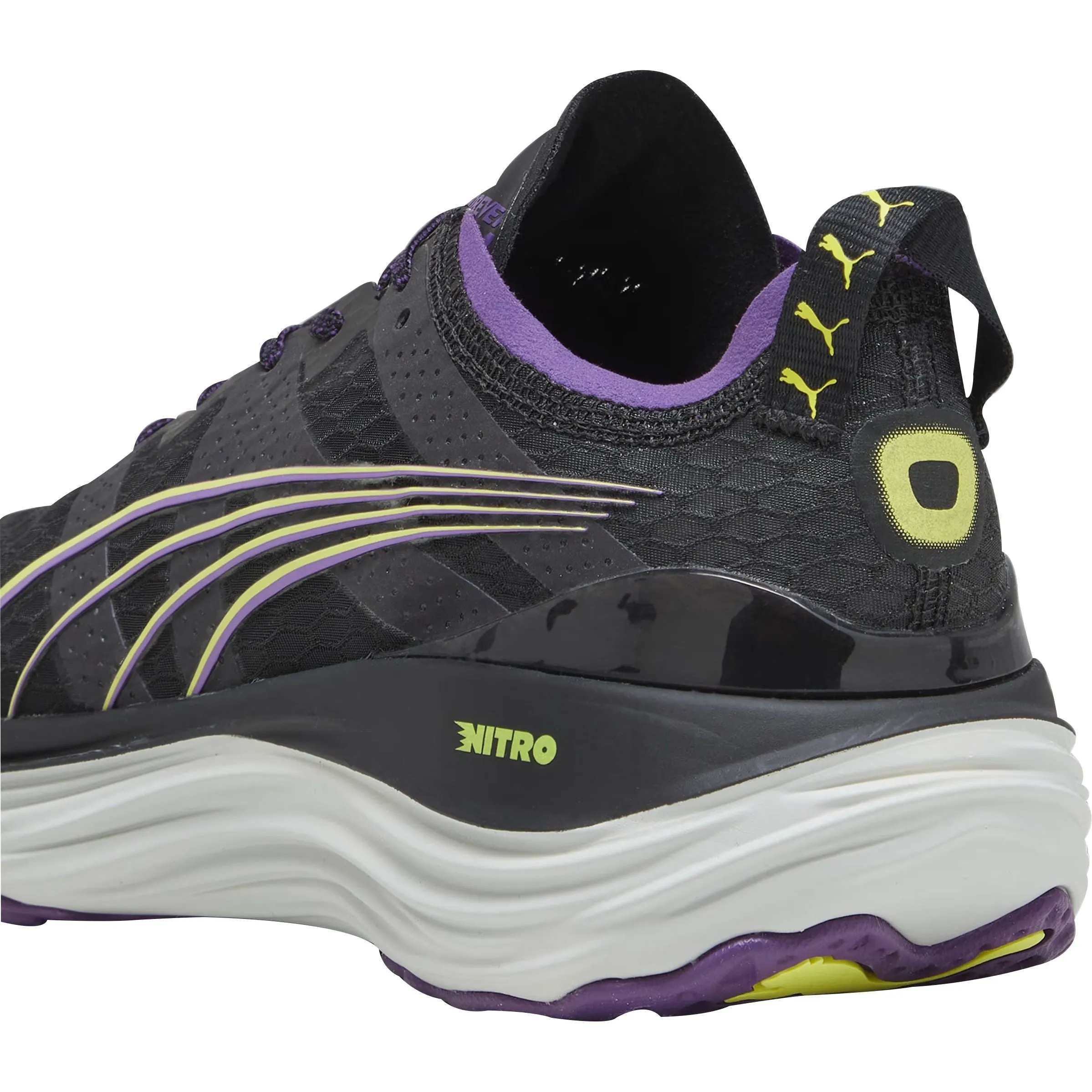Puma ForeverRun Nitro WTR Womens Running Shoes - Black Cozy Footwear