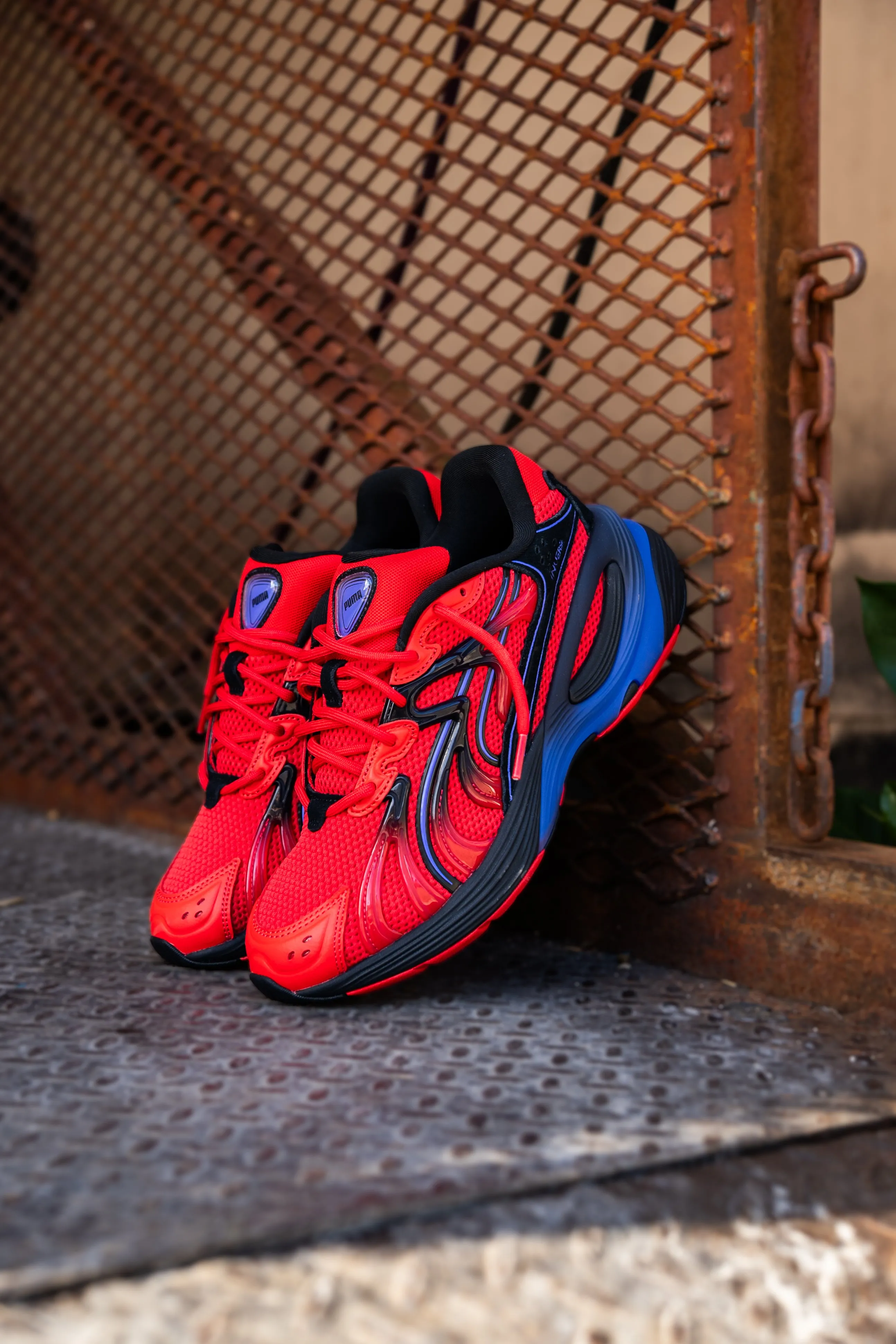 Puma Inverse Rev (Red/Dark Amethyst/Black) Puma athletic shoe visuals