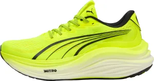 Puma MagMax Nitro Mens Running Shoes - Yellow Puma sport shoes with bold branding