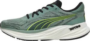Puma Magnify Nitro 2 Mens Running Shoes - Green Puma sport shoes with bold branding