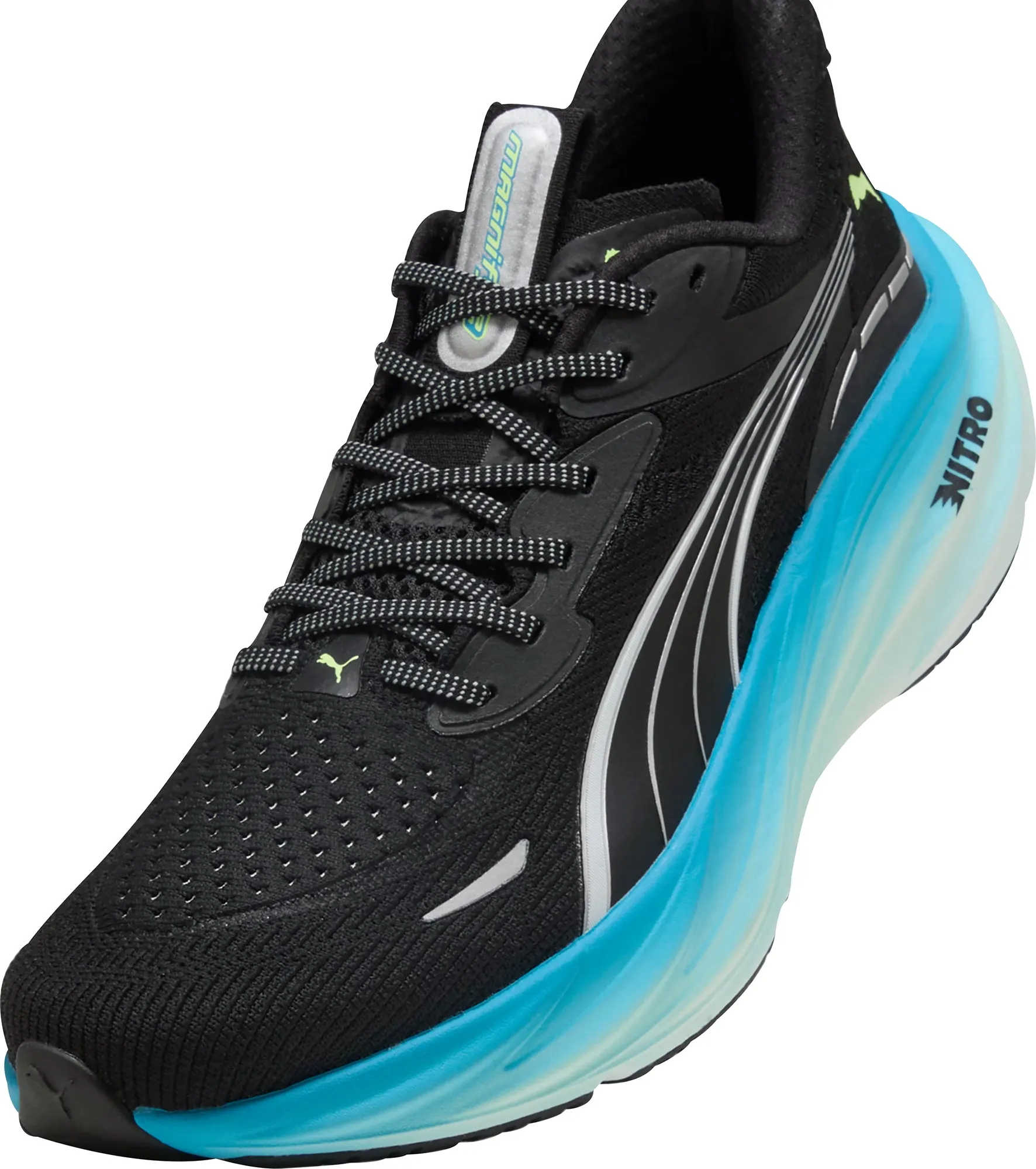 Puma Magnify Nitro 3 Mens Running Shoes - Black Cozy Footwear