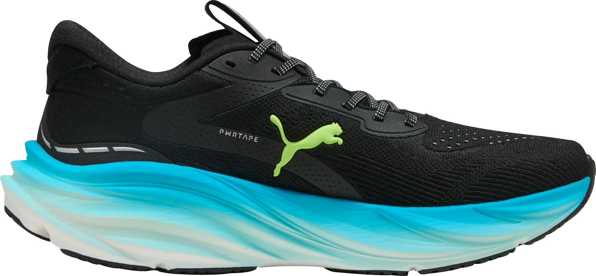 Puma Magnify Nitro 3 Mens Running Shoes - Black Cozy Footwear