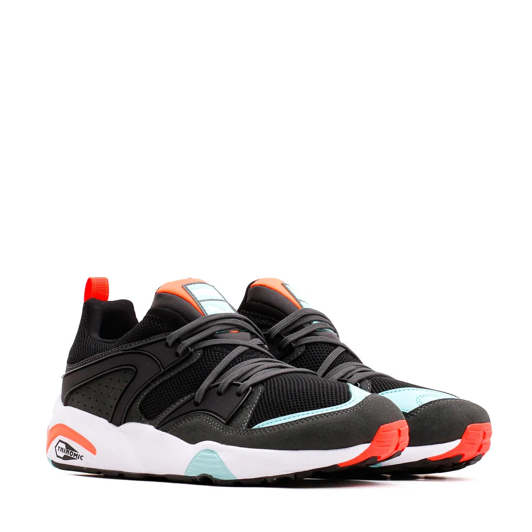 Puma Men Blaze of Glory Reverse Classics Black Gray Coral 383532-01 Puma casual footwear shots