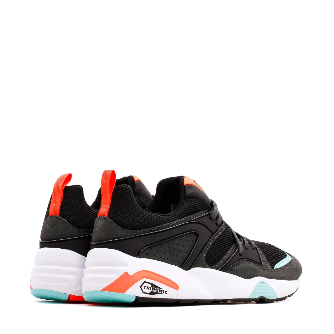 Puma Men Blaze of Glory Reverse Classics Black Gray Coral 383532-01 Puma casual footwear shots