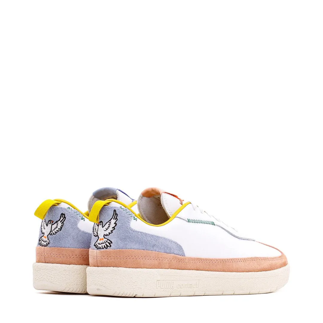 Puma Men x KidSuper Studios Olso-City White Peach Beige 373512-01 Puma casual footwear shots