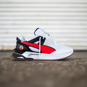 Puma Mirage Sport AS (White/Red) Puma trendy footwear styles