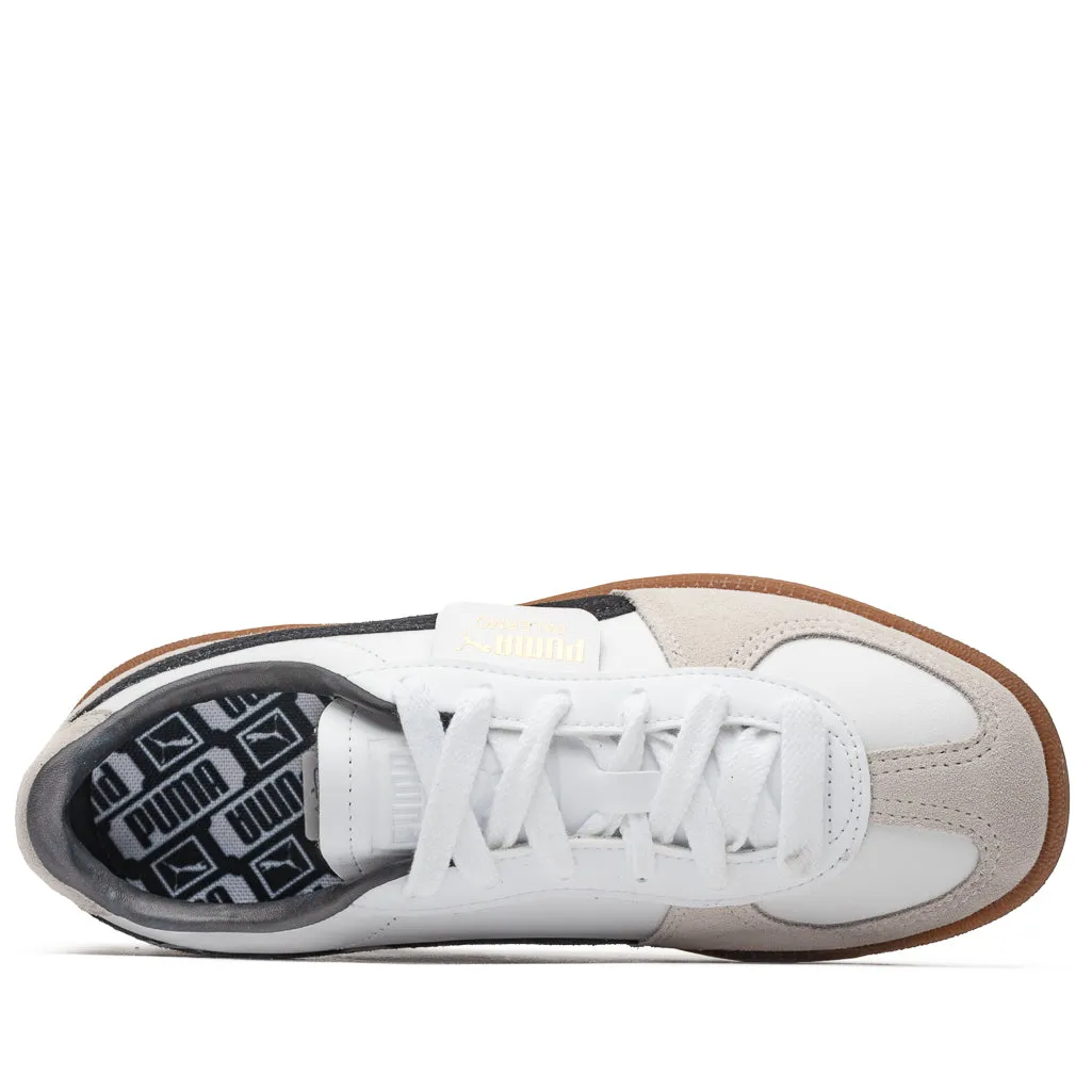 Puma Palermo Leather - White/Vapor Grey Puma trainer style images