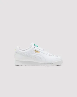 Puma Roma Grade School Kids' "White" Puma casual sneakers with soft insoles