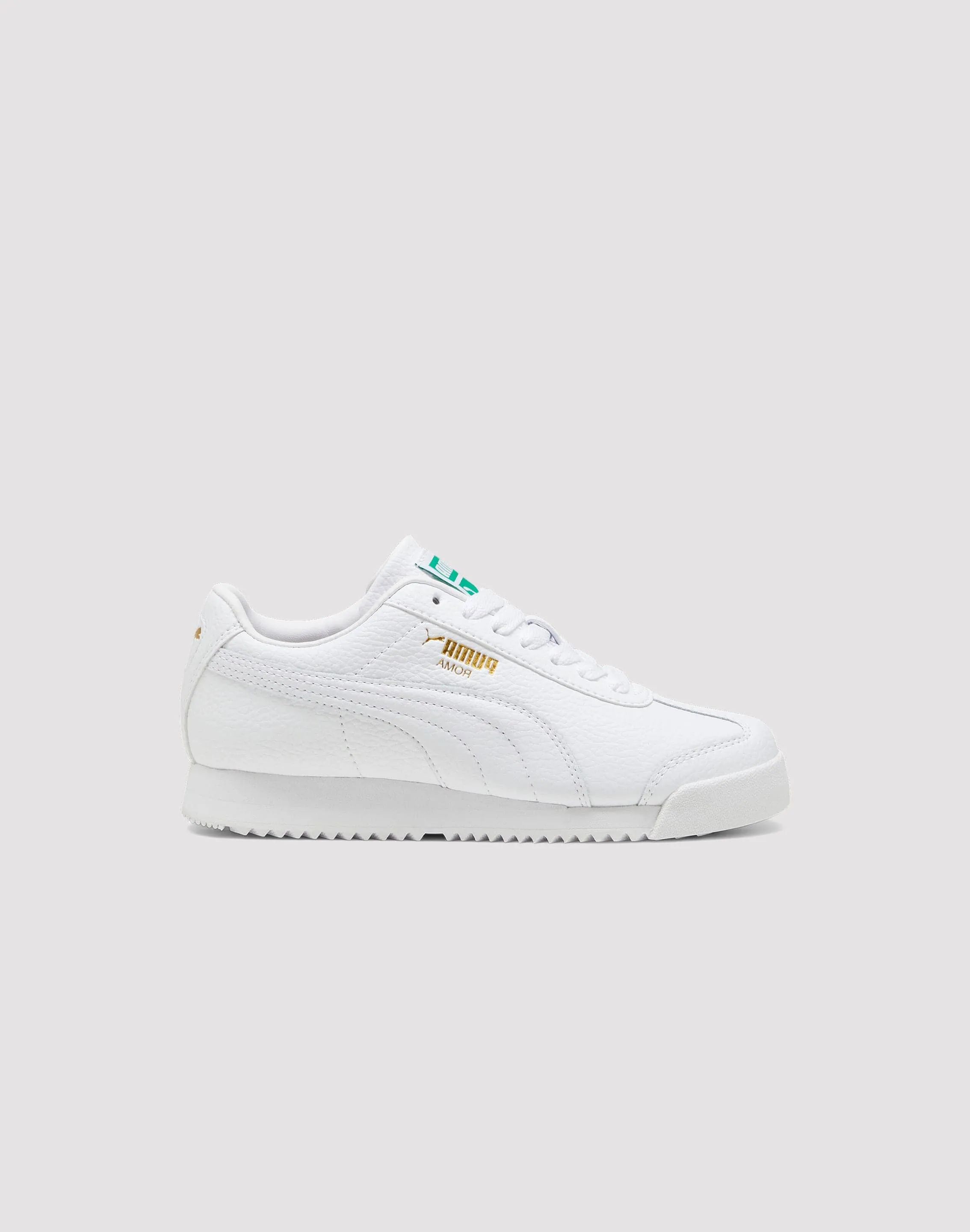 Puma Roma Grade School Kids' "White" Puma casual sneakers with soft insoles