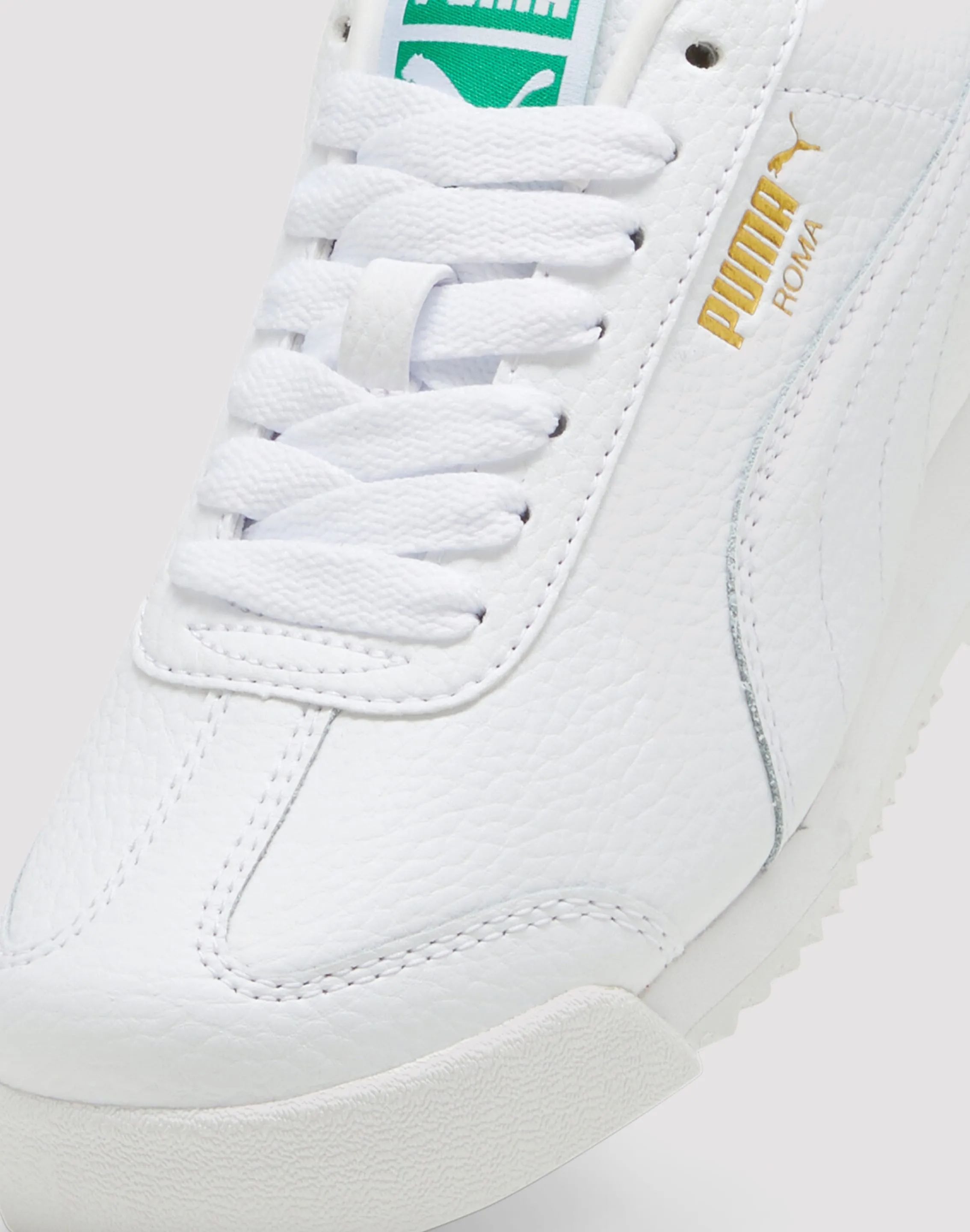 Puma Roma Grade School Kids' "White" Memory Foam Shoes