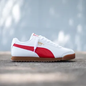Puma Roma RWB (White/Red) Puma trendy footwear styles
