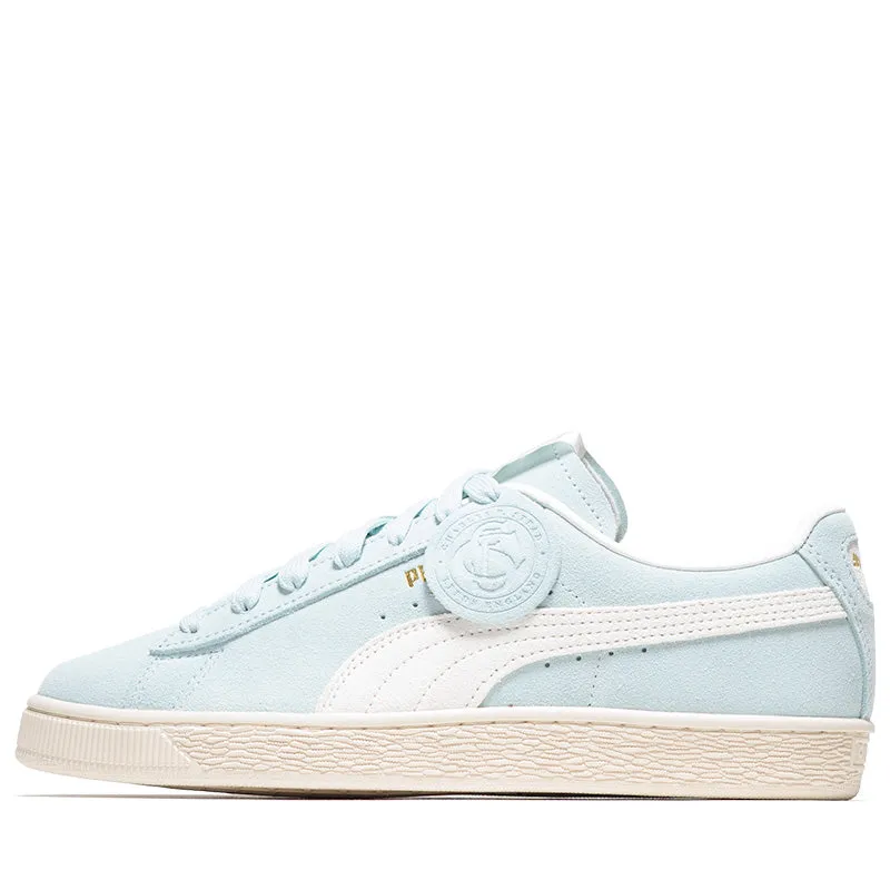 Puma Suede Charles F. Stead II - Green Glimmer/White Puma bold casual footwear