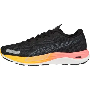 Puma Velocity Nitro 2 Mens Running Shoes - Black Puma sport shoes with bold branding