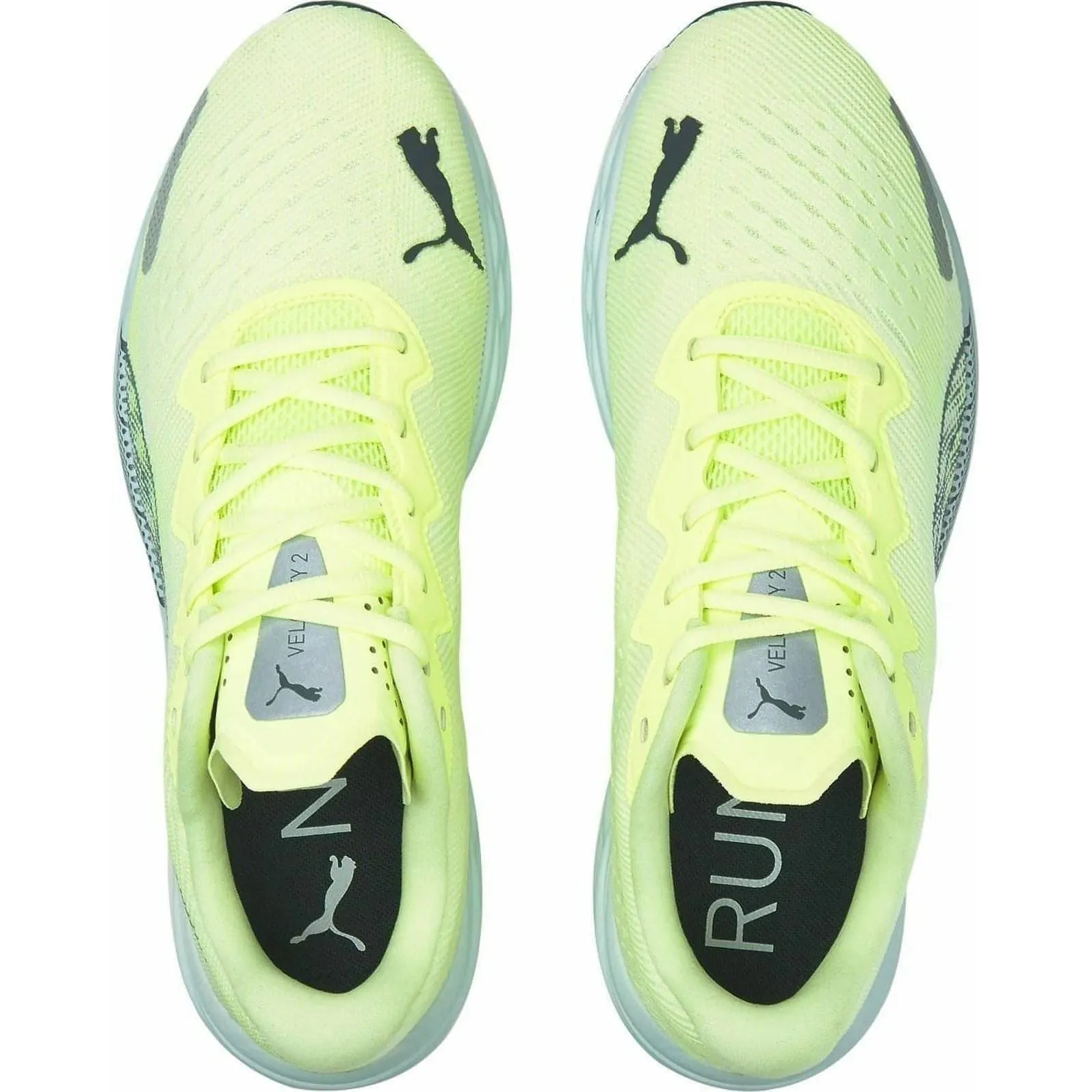 Puma Velocity Nitro 2 Mens Running Shoes - Yellow Cozy Footwear