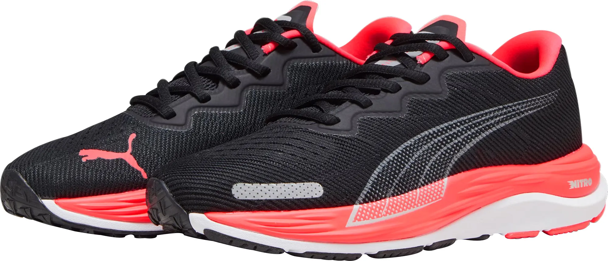 Puma Velocity Nitro 2 Womens Running Shoes - Black Cozy Footwear
