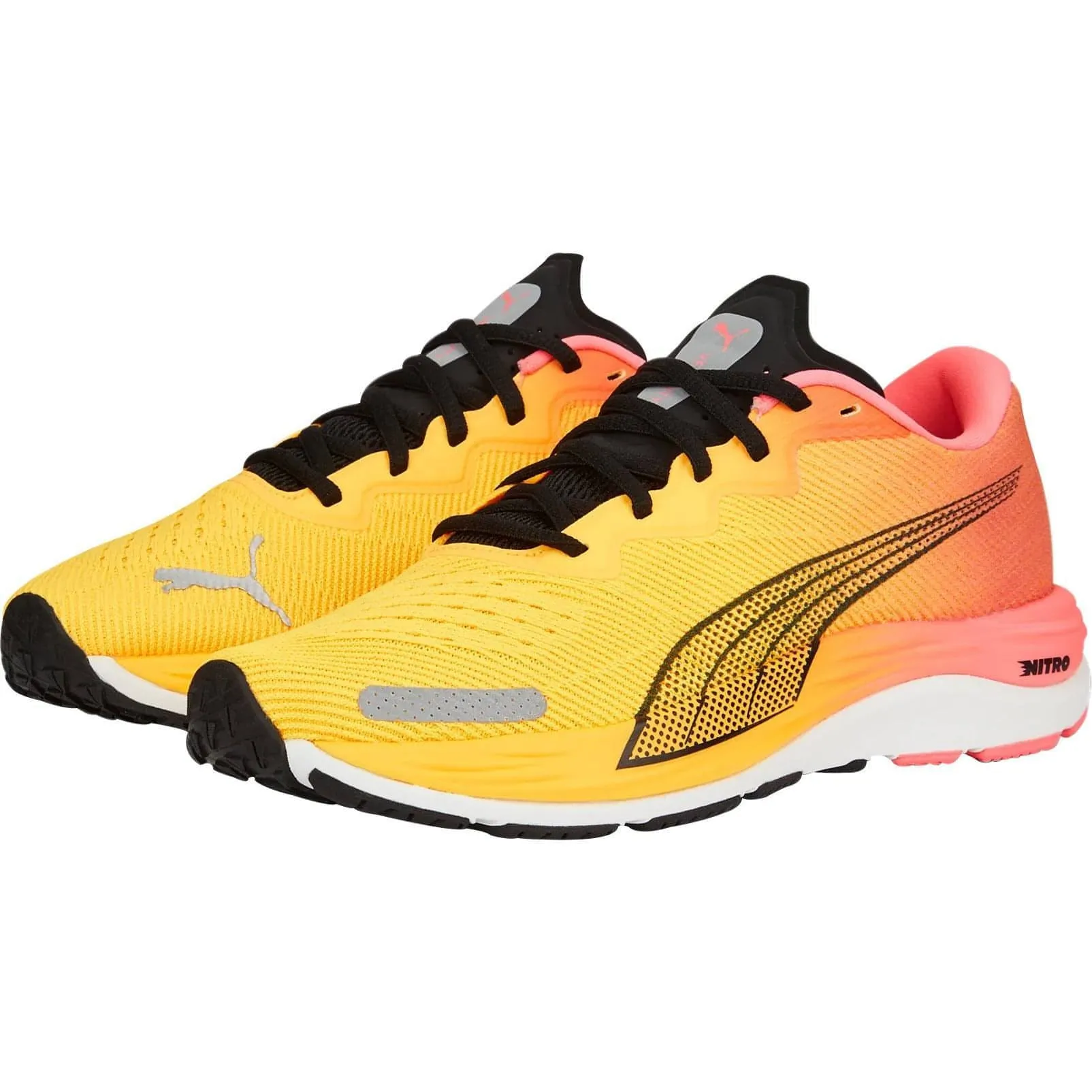 Puma Velocity Nitro 2 Womens Running Shoes - Orange Cozy Footwear