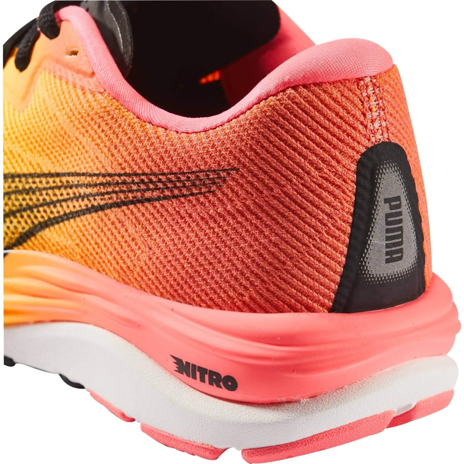 Puma Velocity Nitro 2 Womens Running Shoes - Orange Cozy Footwear